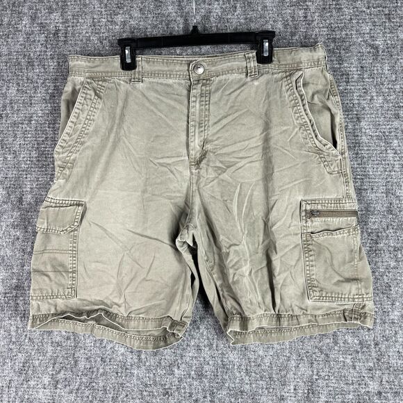 Columbia Shorts Mens 38 Gray‎ Cargo Hiking Fishing Camping Outdoor Bottoms Chino - Picture 1 of 7